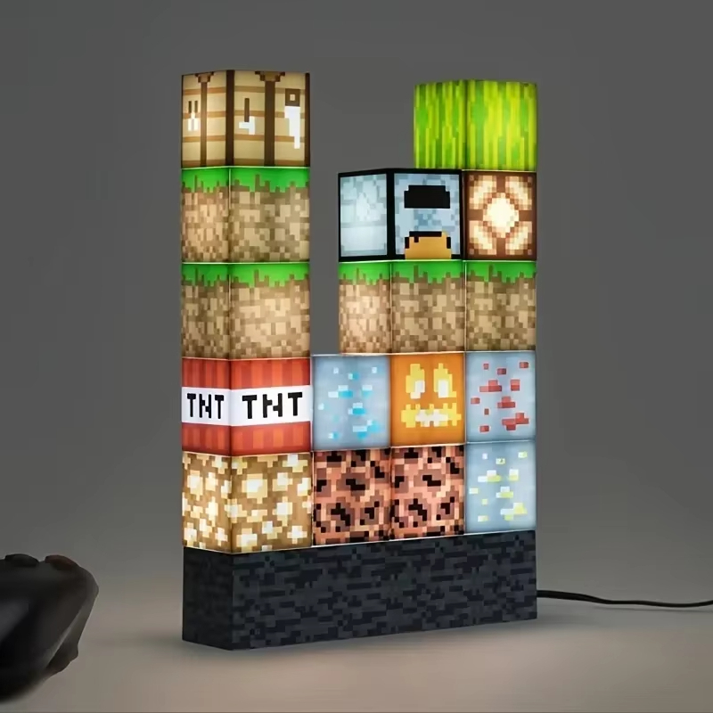 🧱 مصباح ماينكرافت الإبداعي – ديكور يضيء عالمك