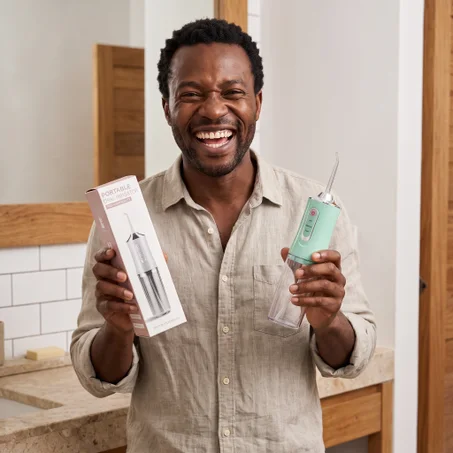 🦷 Hydropulseur Portable de Voyage – Nettoyage Dentaire à Jet d’Eau