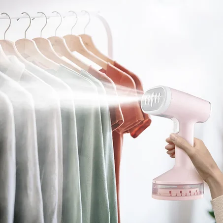 Portable Garment Steam Iron (Pink)