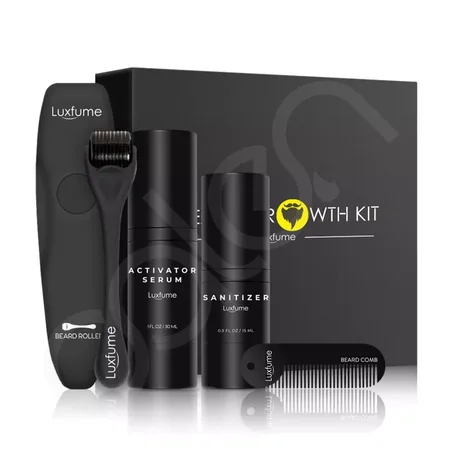 مجموعة نمو اللحية مع سيروم منشط للحية