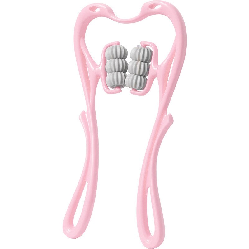 اداة تدليك الرقبة الدوارة بنقاط مدببة محمولة باليد لتخفيف الام الانسجة العميقة مع 6 كرات لنقاط التدليك مناسبة لاسترخاء الساقين والخصر والكتف .