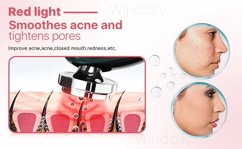 الة رفع الوجه بتقنية الترددات اللاسلكية من لوكس لتدليك الوجه وبكرة لوح غواشا من حجر اليشم الوردي للعناية بالبشرة والجسم والاسترخاء