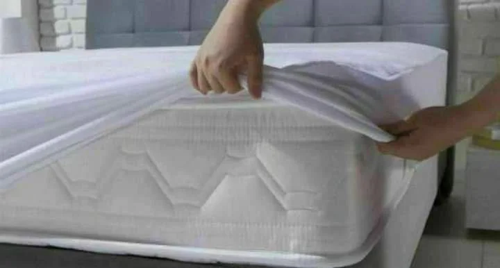 كفر مرتبة واقي عازل للسوائل (120×200 سم) | قطن ناعم بأستيك كامل