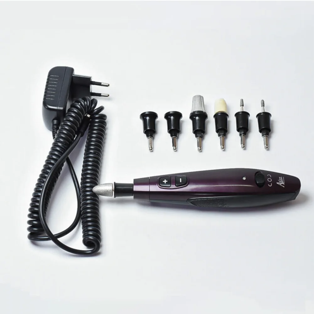 طقم باديكير ومانيكير Alizz الكهربائي (5 في 1) – صالون تجميل متكامل لأظافرك في البيت