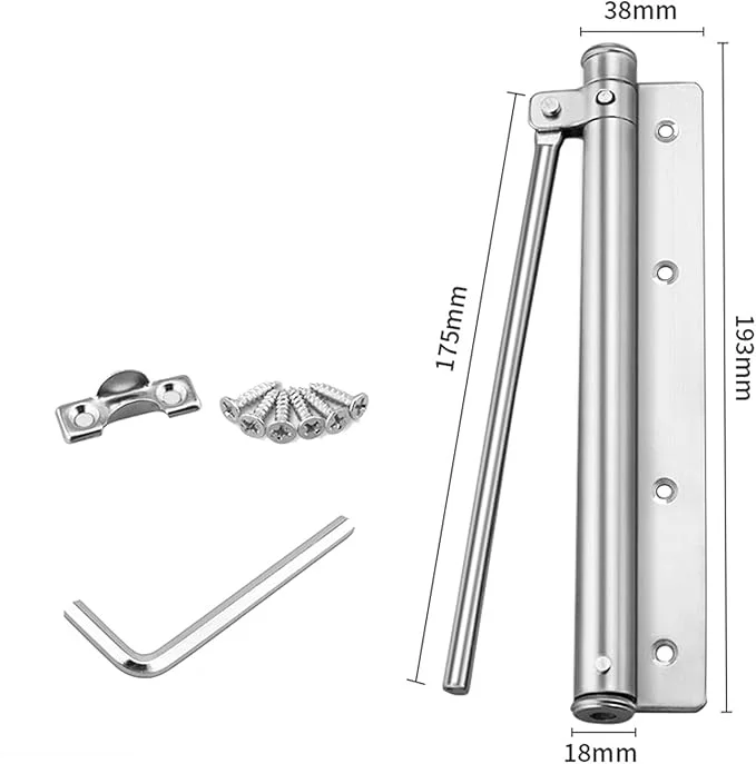 عرض القطعتين | مفصلة الباب الأوتوماتيك الذكية - الحل النهائي لرزع الأبواب