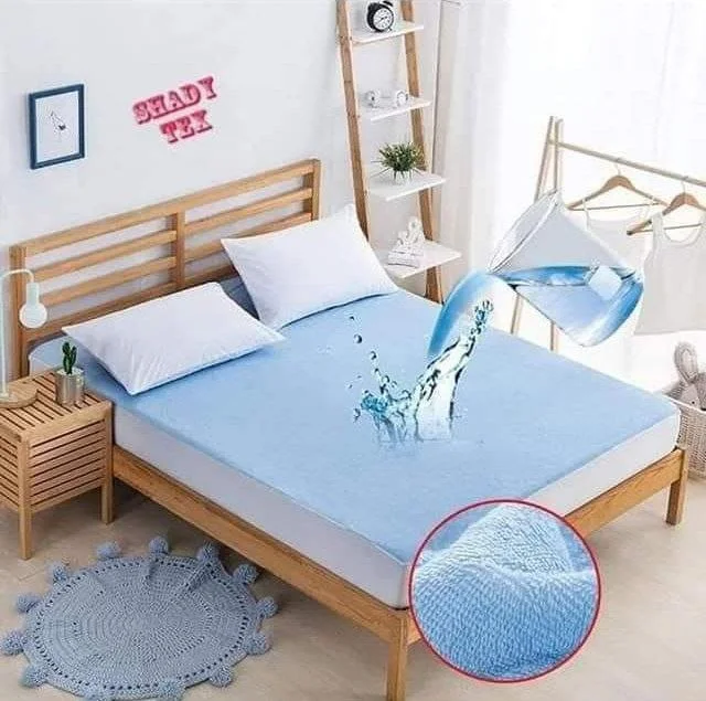 كفر مرتبة واقي عازل للسوائل (120×200 سم) | قطن ناعم بأستيك كامل