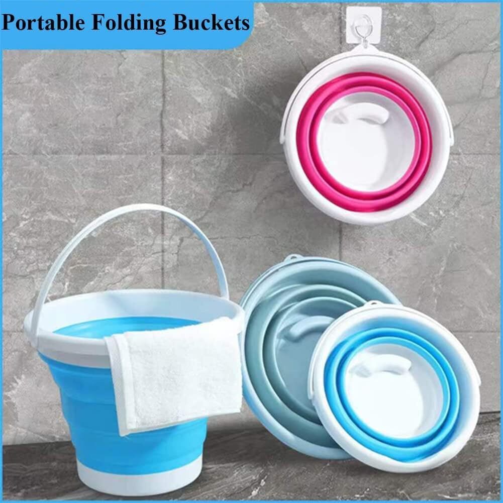 جردل سيليكون قابل للطي 5 لتر - موفر للمساحة وللسيارة والرحلات