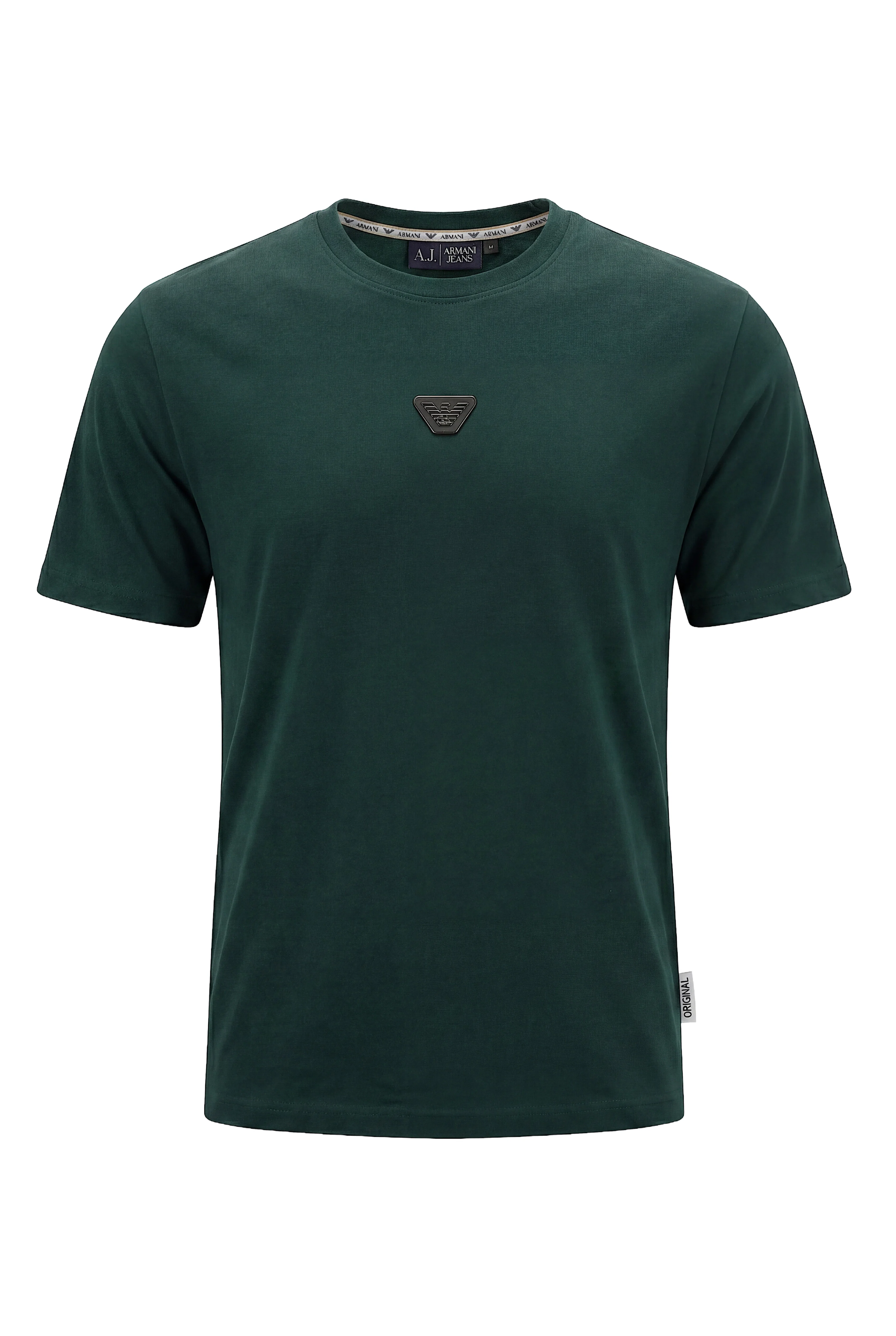 Pack de 3 T-shirts De Luxe en pur coton (Blanc+Noir+Vert Royale)