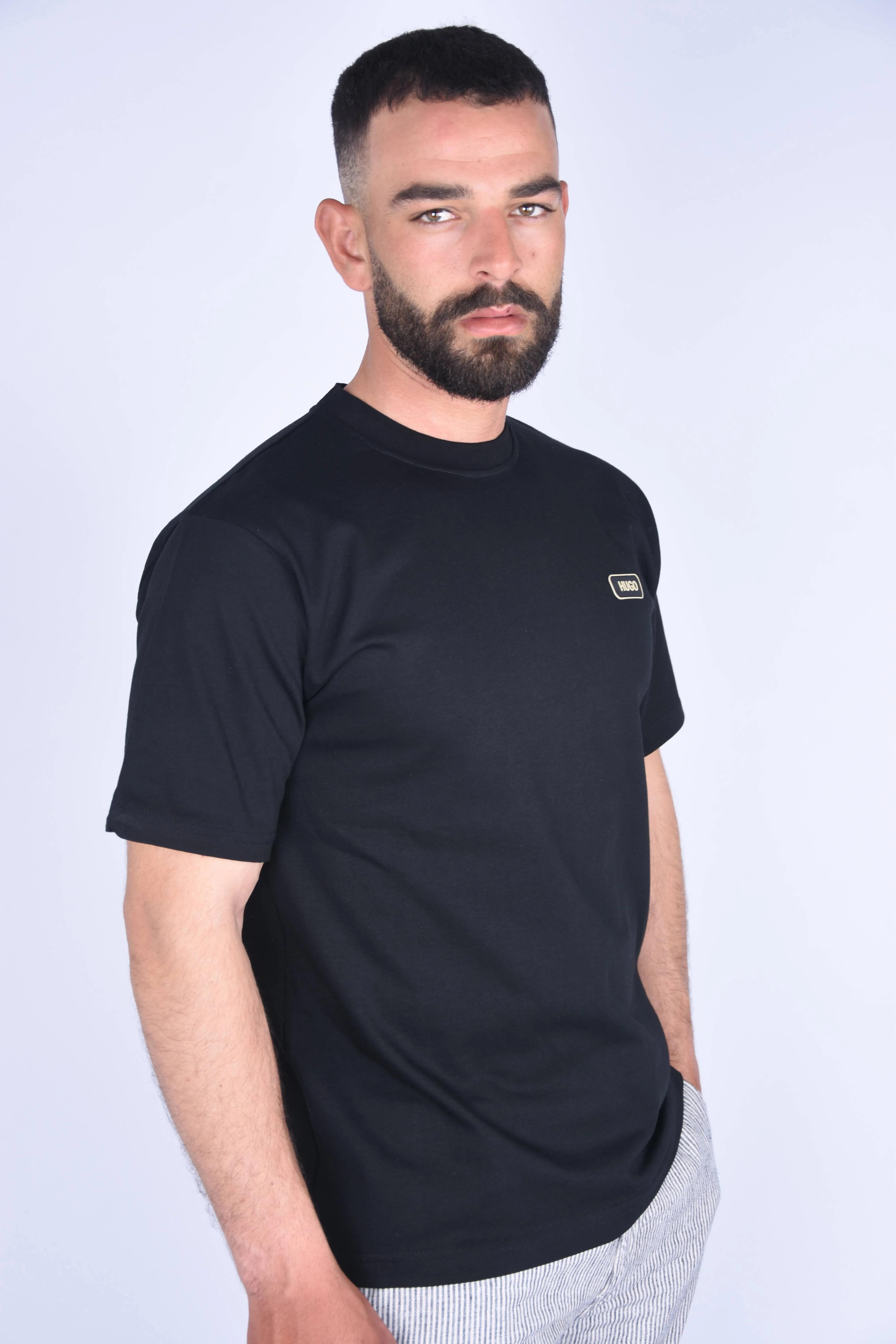 Pack de 3 T-shirts De Luxe en pur coton (Blanc+Noir+Vert Royale)