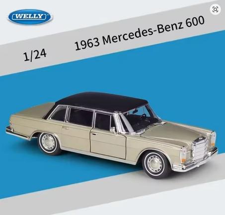 Welly 1:24 1963 Mercedes Benz pullman S600