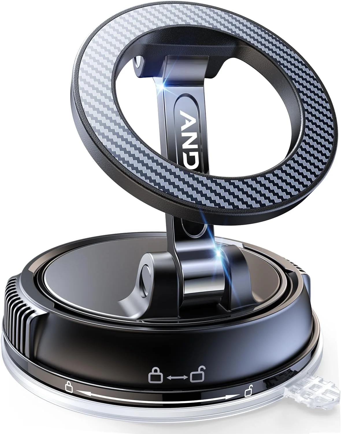 ANDERY Magnetic Car Mount (Nano Gel, 360° Adjustable)