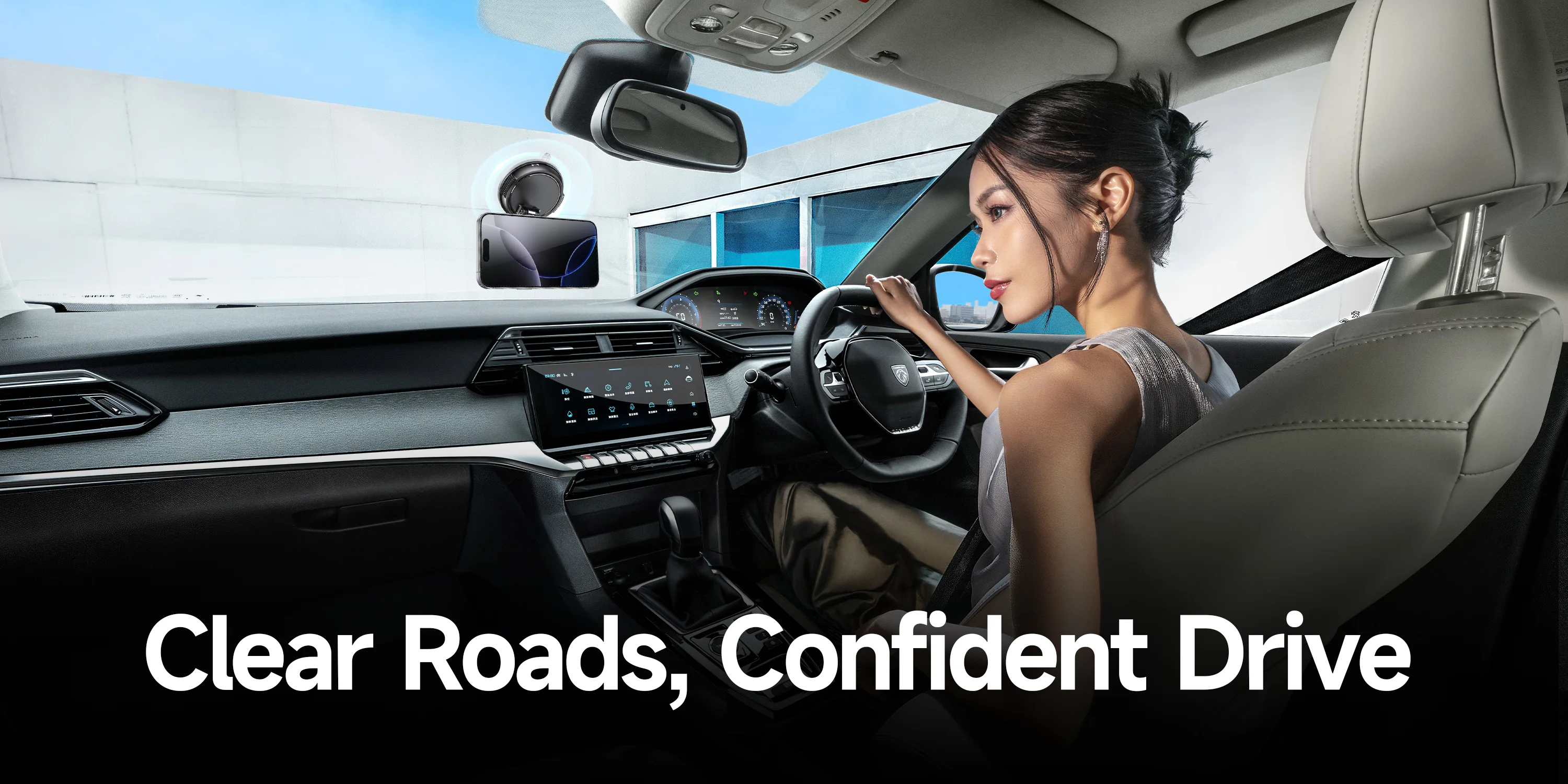 ANDERY Magnetic Car Mount (Nano Gel, 360° Adjustable)