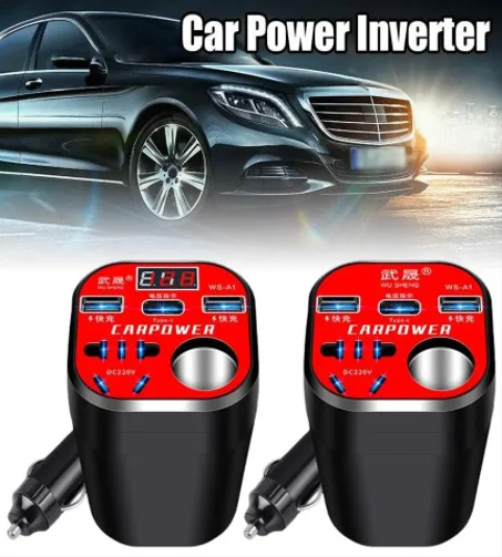 محول طاقة للسيارة (Car Power Inverter)