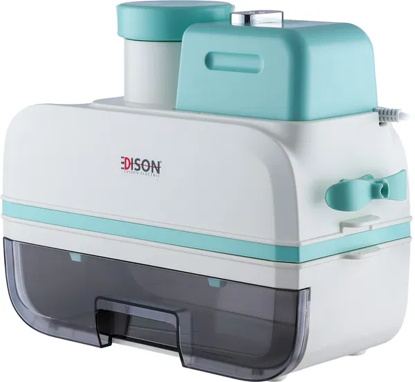 قطاعة بطاطس كهربائية إديسون، 100 واط، 4 شفرات، MDQ7 - أبيض أخضر فاتح