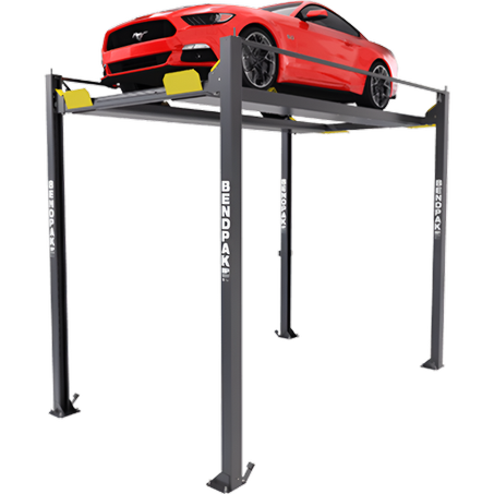 HD-7PXW (5175516) 7,000-lb. Capacity / Super-Tall Rise / Four-Post Lift / Vehicle Display Platform