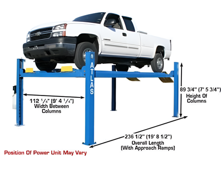 Exploring the Atlas 412A: A Comprehensive Guide to the 12,000 lbs 4-Post Alignment Lift