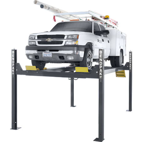 HD-14T (5175004) 101" Height, 127.5" Width, 234" Length 14,000-Lb. Capacity / Four-Post Lift / Tall Lift / 82" Rise