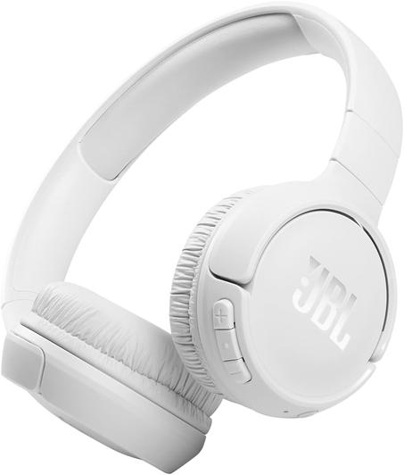 JBL Tune 510BT - Auriculares Bluetooth con hasta 40 horas de batería, micrófono para llamadas, plegables y cómodos, compatibles con Android e iOs (Blanco)