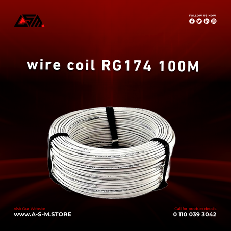 wire coil RG174 100M