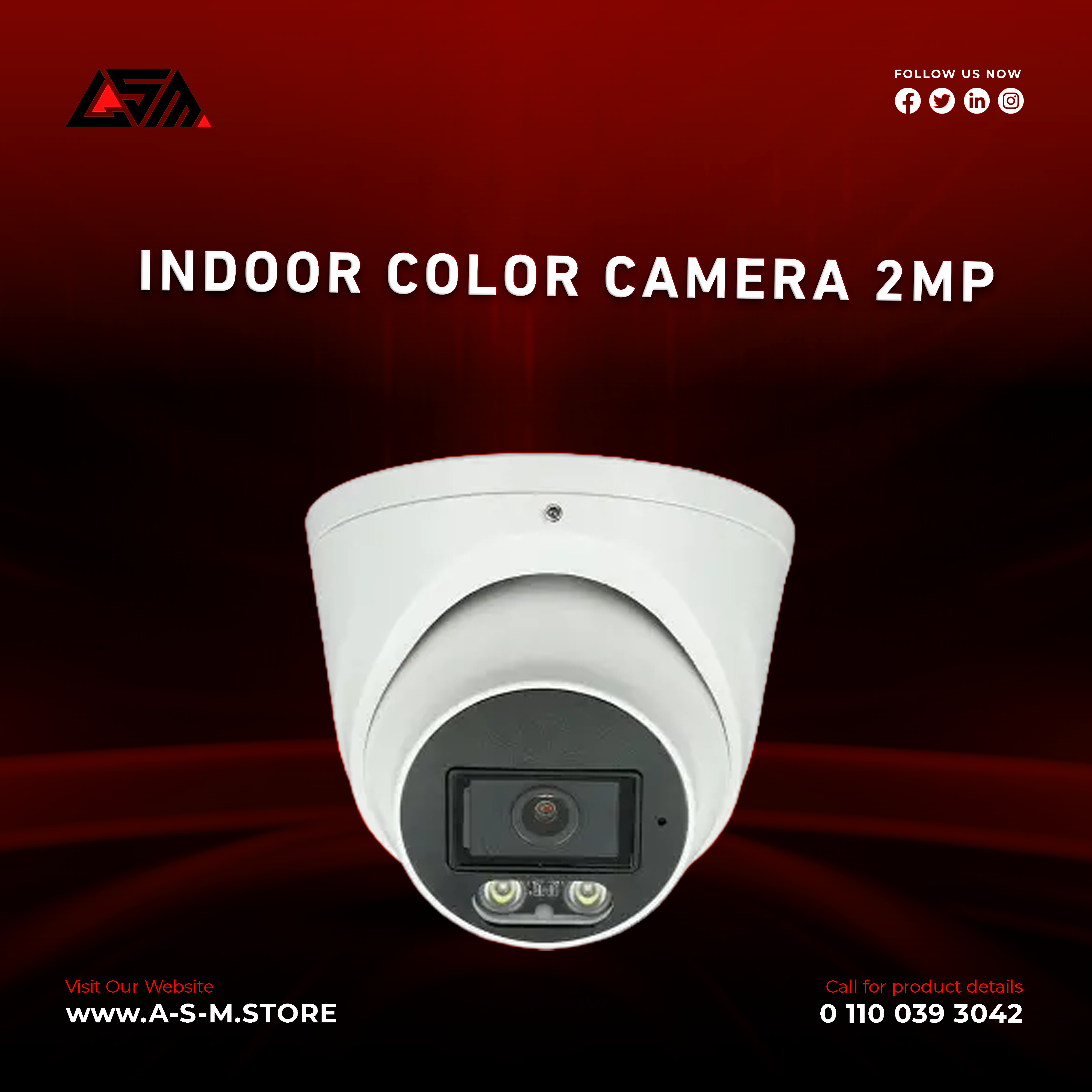 INDOOR COLOR CAMERA 2MP