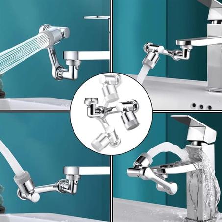 rotating robotic arm faucet