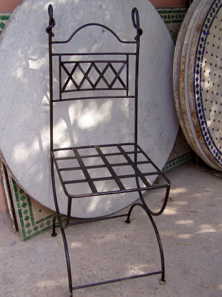 chaise fer forgée