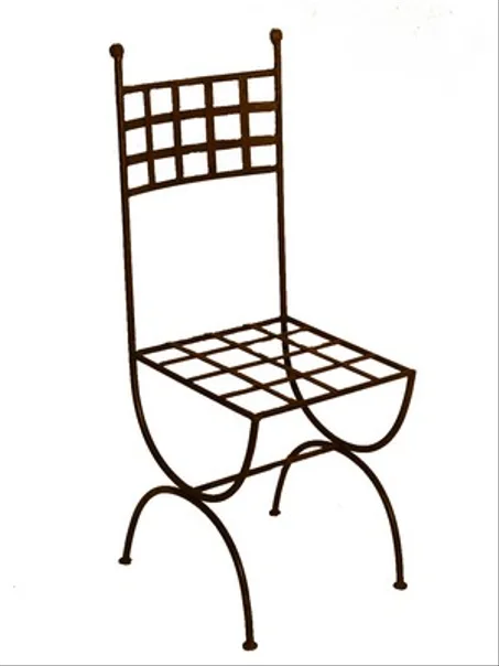 chaise fer forgé R 001