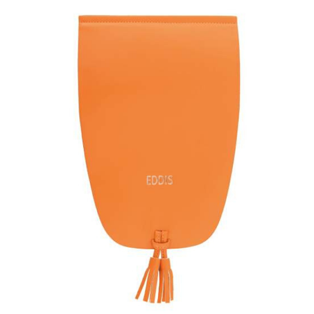 رفرف برتقالي مصنوع من الجلد