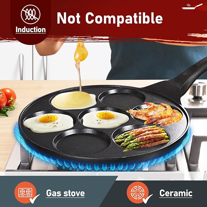 Poêle à frire de haute qualité pour la cuisson des œufs et des crêpes Ramadan