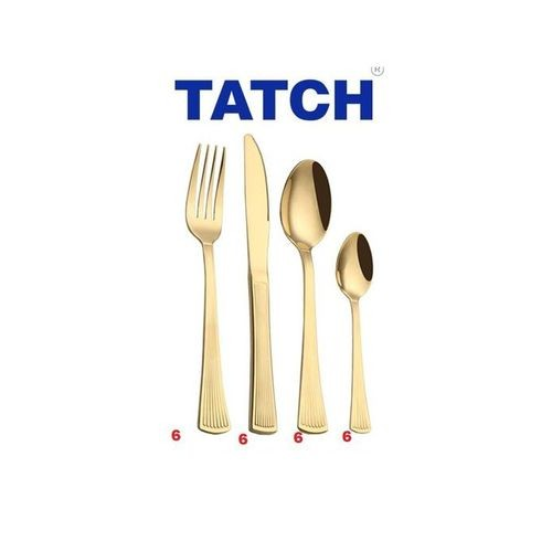 TATCH Couverts de table en acier inoxydable doré / 24 pièces Marque: TATCH | Produits similaires par TATCH