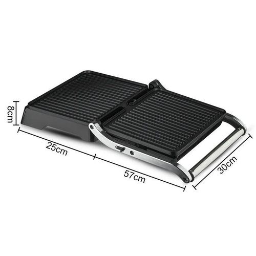 grand Panini Grill électrique Antiadhésif multifonction Ouverture 180, 2000W