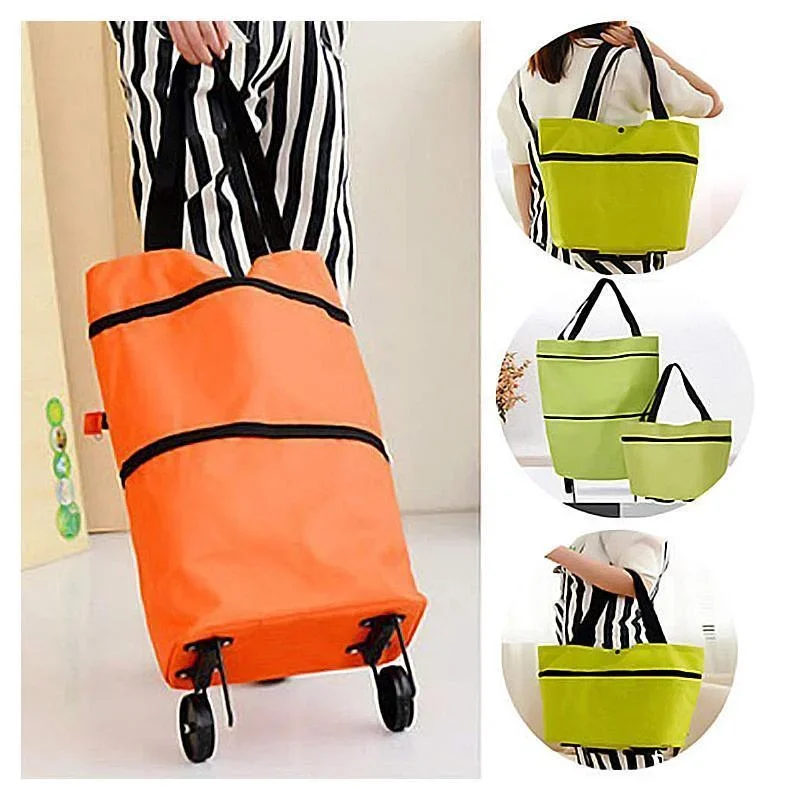 Foldable Shopping Bag 🔥حقيبة تسوق جديدة وحقيبة قابلة للطي