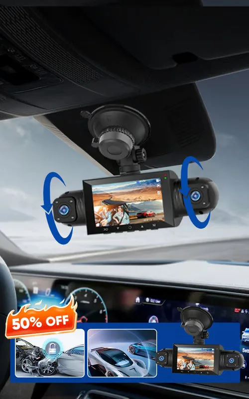 4 Channels DASH CAM voiture