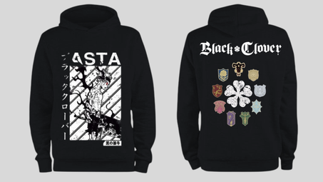 HOODIE BLACK CLOVER