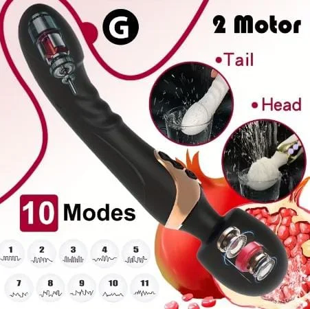 vibromasseur Double Tête Multifonction