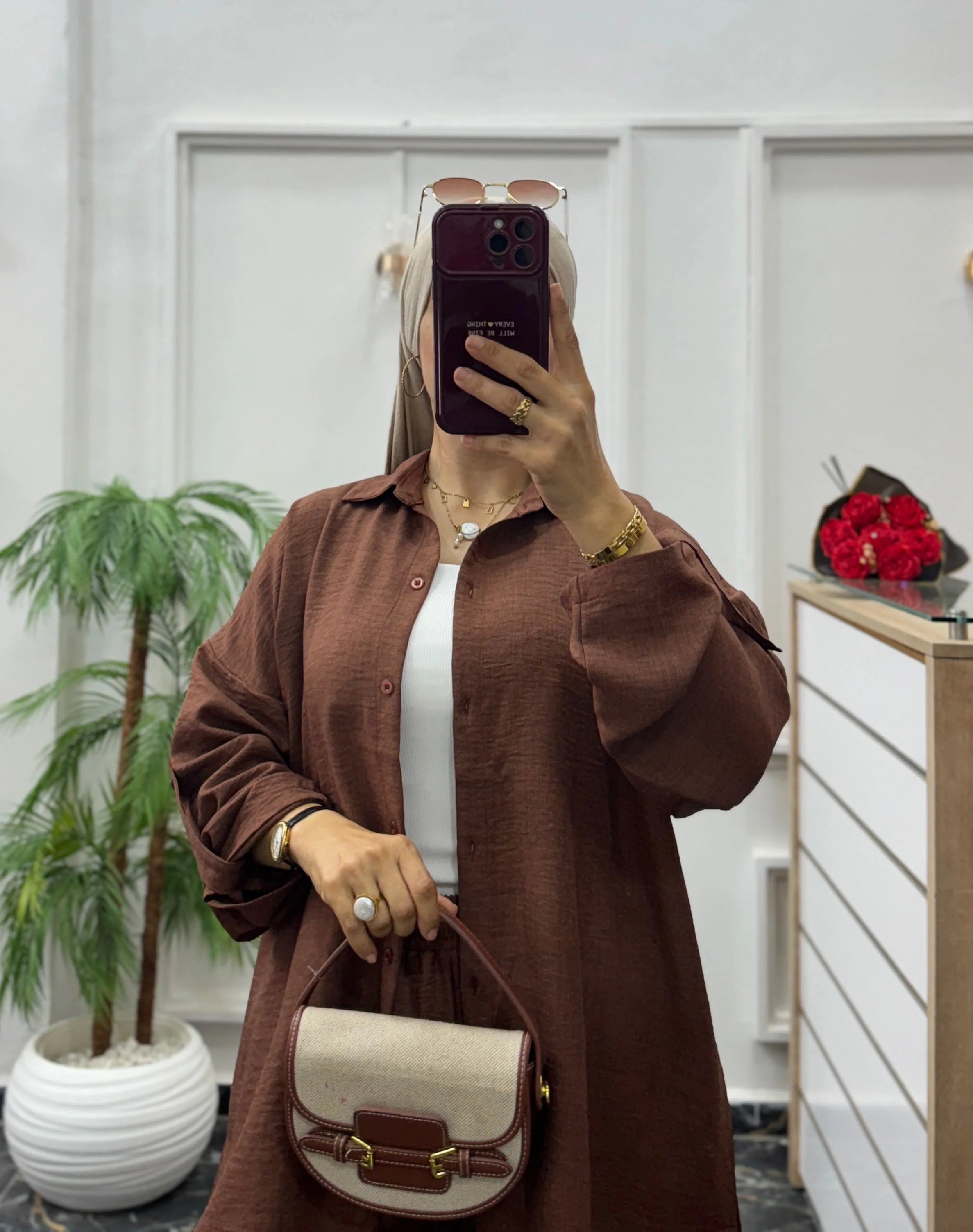 طقم كجوال أوفر سايز لولان مكرش