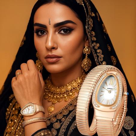 ساعة  bvlgari  الفاخرة – فخامة تلف يدك بكل أنوثة