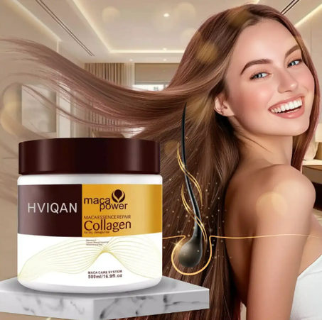 Collagen mask hair