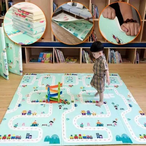 ✨ Tapis mousse bébé 200×180cm – حماية كاملة لأطفالك من البرودة
