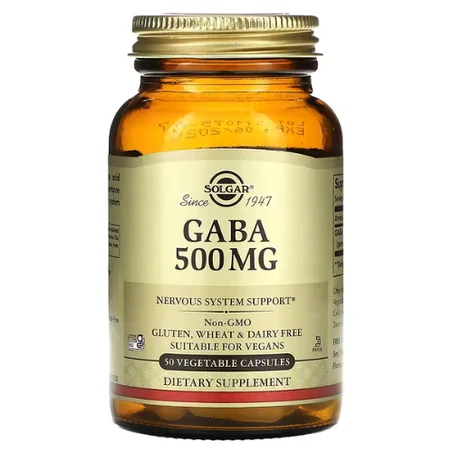 Solgar - GABA 500 mg - 50 capsules végétales