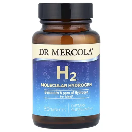 Dr. Mercola - Hydrogène moléculaire H2 - 30 comprimés - Antioxydant et Énergie Cellulaire
