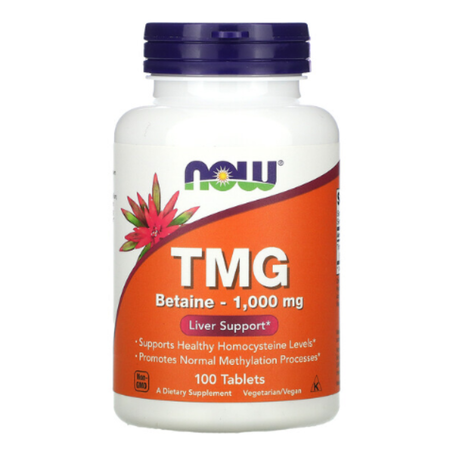 NOW Foods - TMG 1000 mg - 100 comprimés