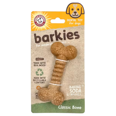 Arm & Hammer - Barkies - Jouet Dentaire pour Chiens – Hygiène & Mastication - Beurre de cacahuètes