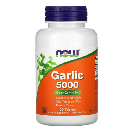 NOW Foods - Garlic 5000 - 90 comprimés