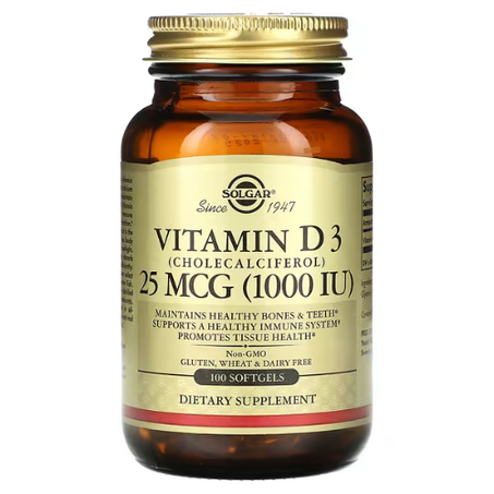 Solgar - Vitamine D3 (cholécalciférol)