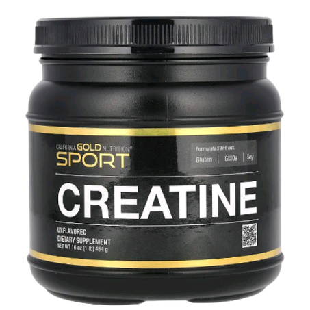 California Gold Nutrition - Sport - Créatine monohydrate - Non aromatisée - 454 g