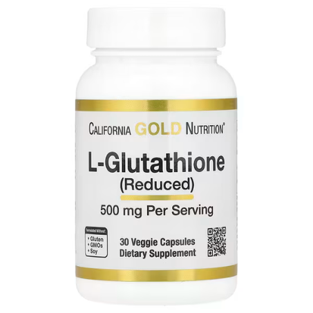 California Gold Nutrition - L-glutathione (réduit) 500 mg