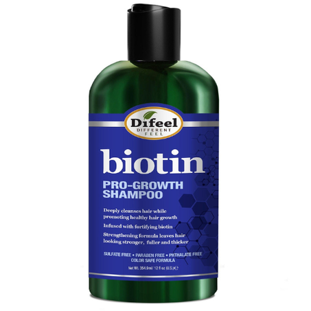Difeel - Shampooing Pro-Croissance à la Biotine - Biotin Pro-Growth Shampoo - 354,9 ml