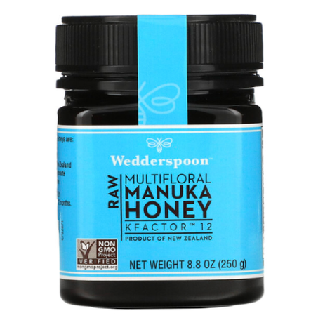Wedderspoon - Miel de Manuka multifloral brut KFactor 12 - 250 g