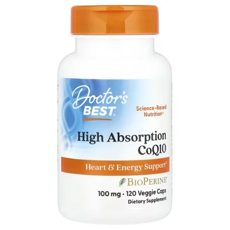 Doctor's Best - CoQ10 à haute absorption à la BioPerine 100 mg - 120 capsules végétariennes